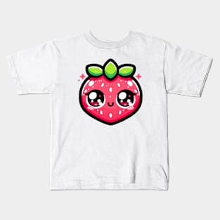 Kawaii strawberry Kids T-Shirt